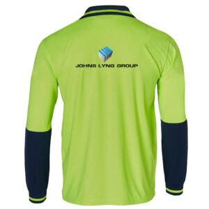 Men’s Long Sleeve Hi Vis Safety Polo
