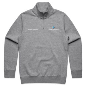 Stencil Half Zip Crew Jumper
