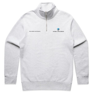 Stencil Half Zip Crew Jumper